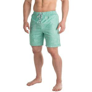 Maui and Sons Element Tapa Board Shorts Swim Trunk
